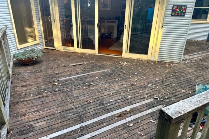 Old Deck Decking Pymble 1